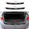 1pcs Carbon Fiber Car Trunk Rear Bumper Sticker Guard Plate Protector For Opel Insignia Astra H G J Antara Vectra Vivaro Corsa C D Zafira Car Styling