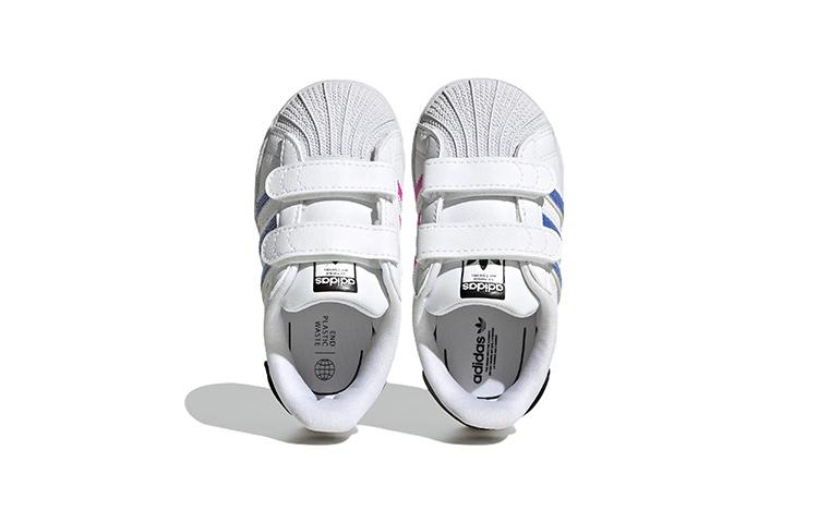 adidas Originals SUPERSTAR Comfortable Slip Resistant Abrasion Resistant Low Top Toddler Shoes Infant And Toddler GV9012