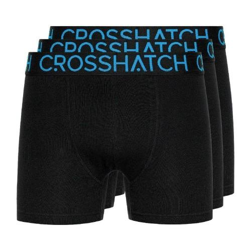 Crosshatch Mens Glow Boxer Shorts (Pack of 3)