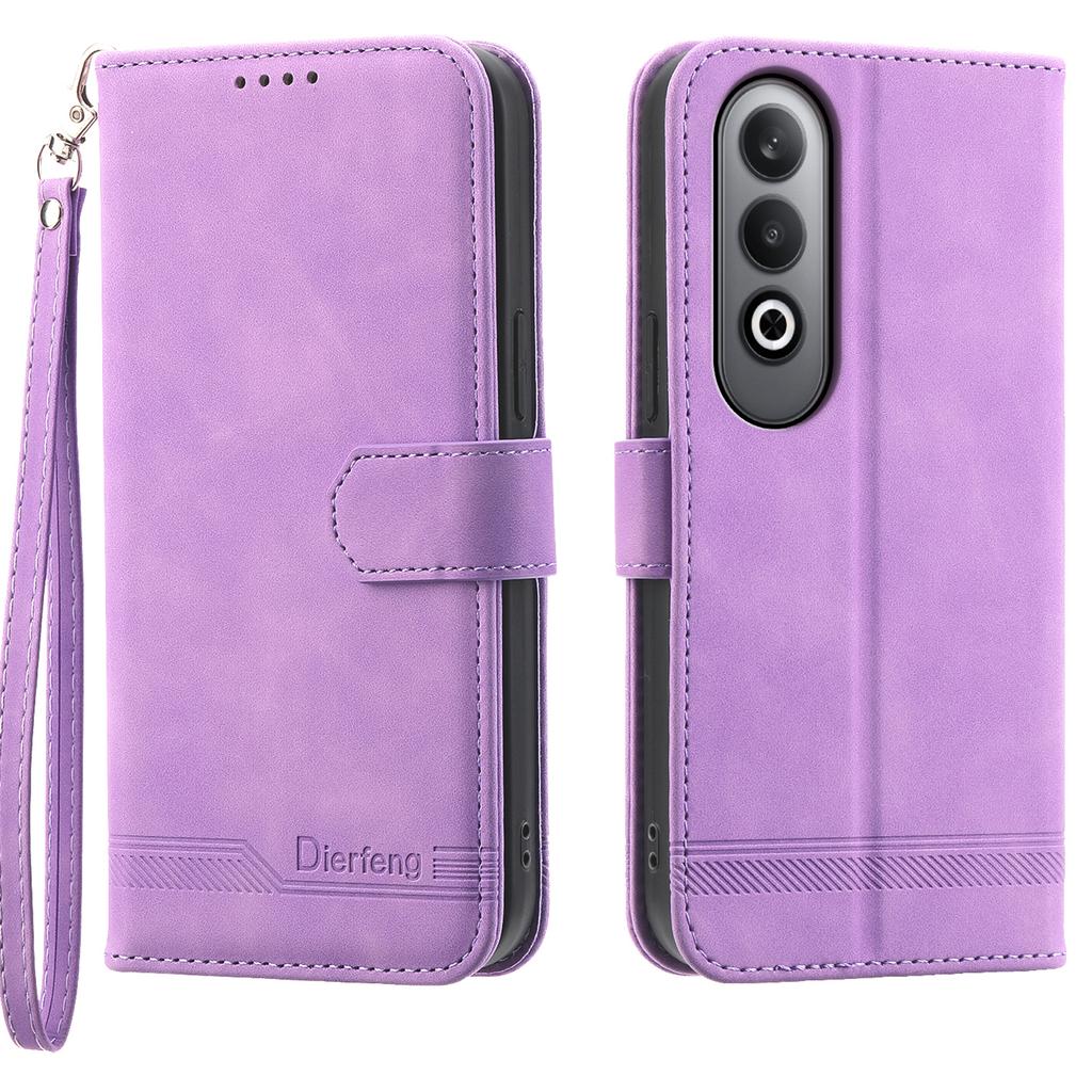 DIERFENG DF-03 For Oppo K12/OnePlus Nord CE4 5G Wallet Case Anti-Drop Leather Phone Cover