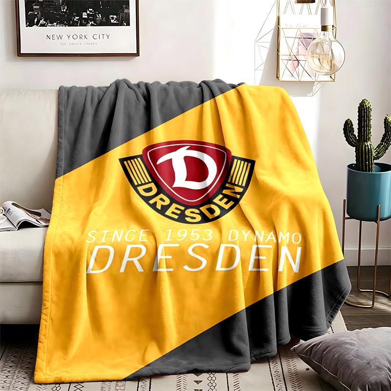 SG Dynamo Dresden Themen-Decke Geeignet für Betten Sofas und Camping Perfekt für Männer und Frauen Komfortable Bettwäsche das ganze Jahr über