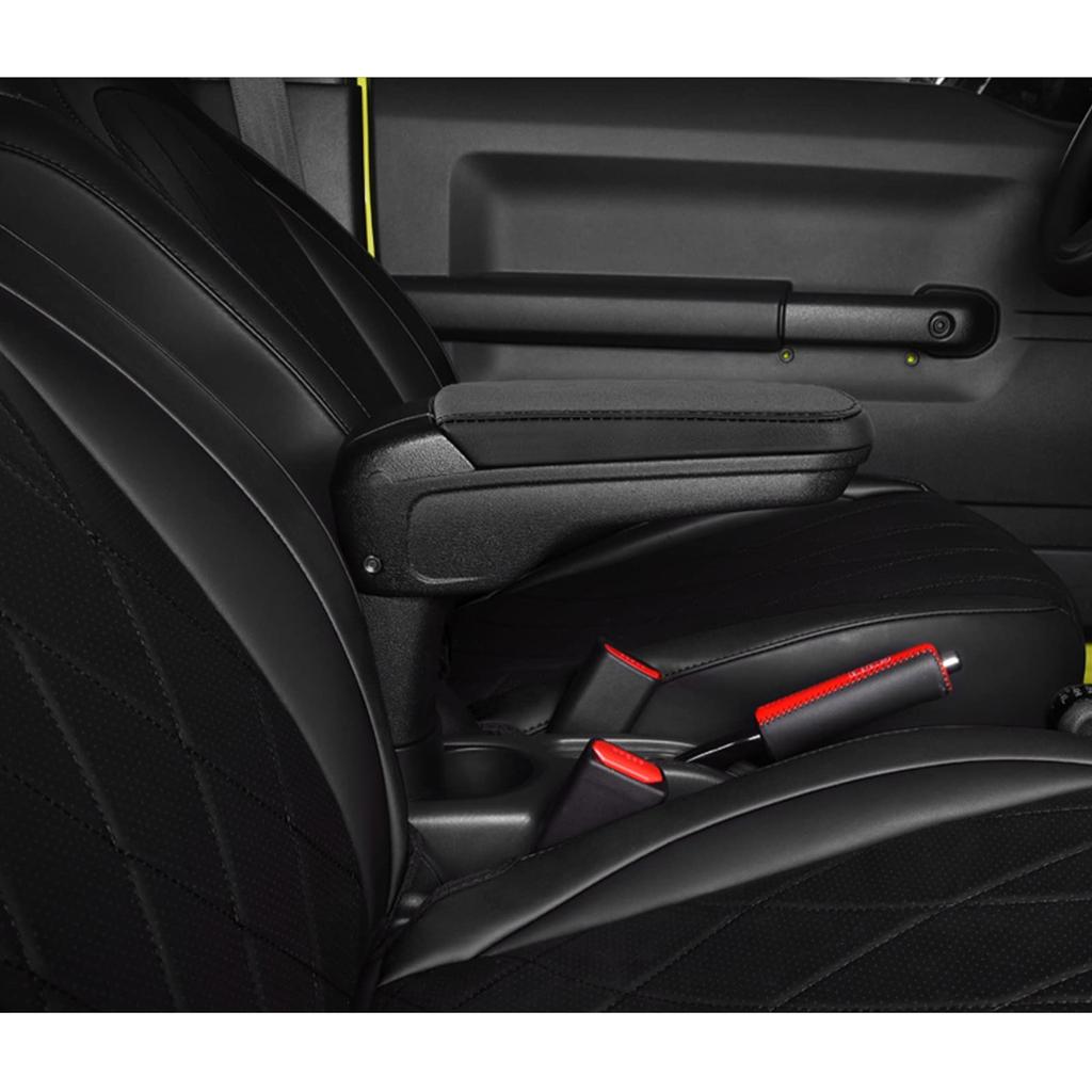 BIXUAN Jimny Car Armrest with Drink Console Armrest Console No Assembly Angle Strong Drive JB23/JB33 Holder, Box, Box, Tray, Built-in Parts, Required,