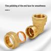 Purple Copper Ring Brass Elbow Joint Fittings for Female Threaded Copper Pipes (10/12/15/16/22/28/35/54mm)