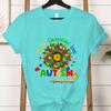 Autism Awareness Woman Tshirts Accept Understand Love Shirt Autism Teacher Gift Autism Gift for Mom Proud Short Sleeve Tshirt