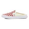 Vans Slip-on Low-Top Skateboard Shoes Unisex Red And White Plaid Vans VN0004KTTLF1