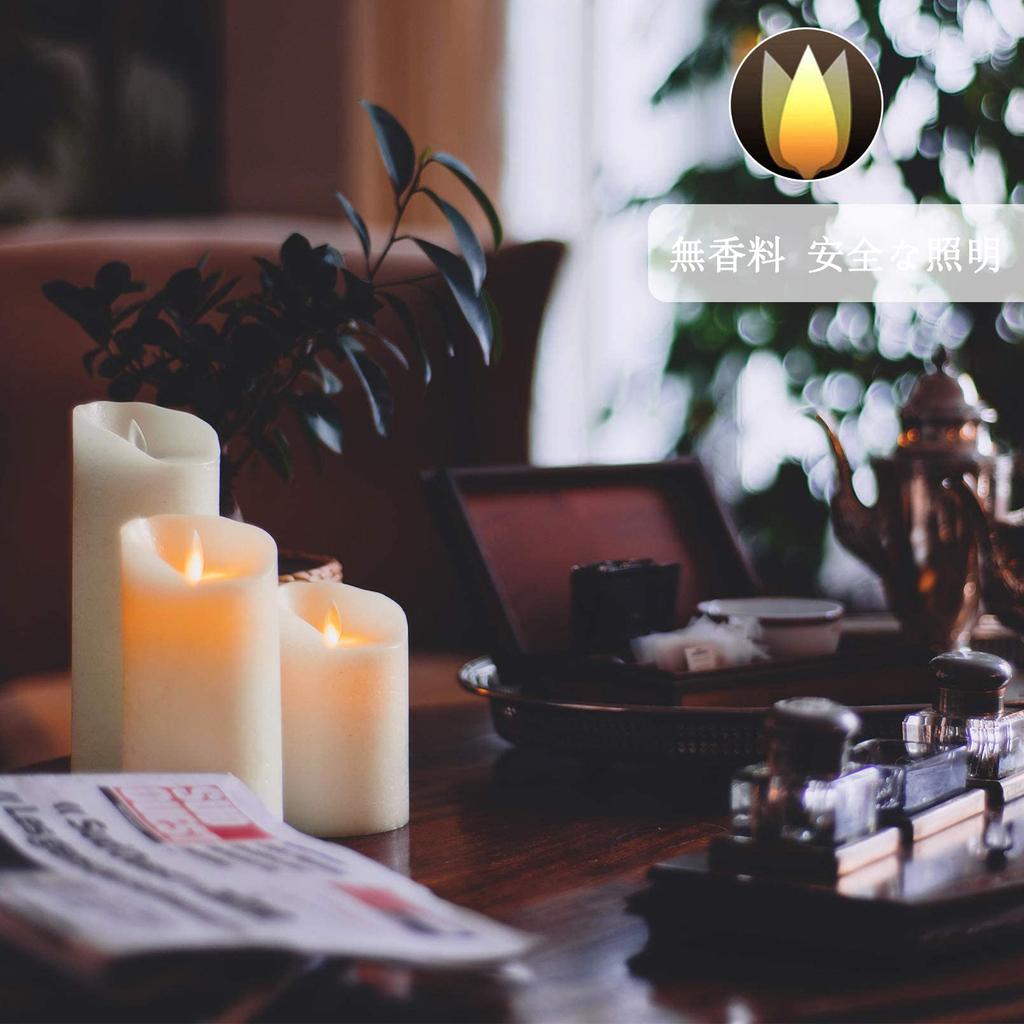 USB Rechargeable LED Candle Lights, Flickering Like a Real Flame, with MELEJIA Remote Control, Timer Function, Auto-Off, Adjustable Brightness, Warm