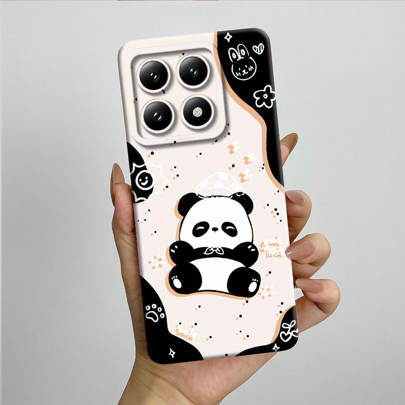 For Xiaomi 14T Pro Phone Case 14Tpro Soft Silicone TPU Sweet Painted Casing Cartoon Printed Shockproof Protective Back Cover