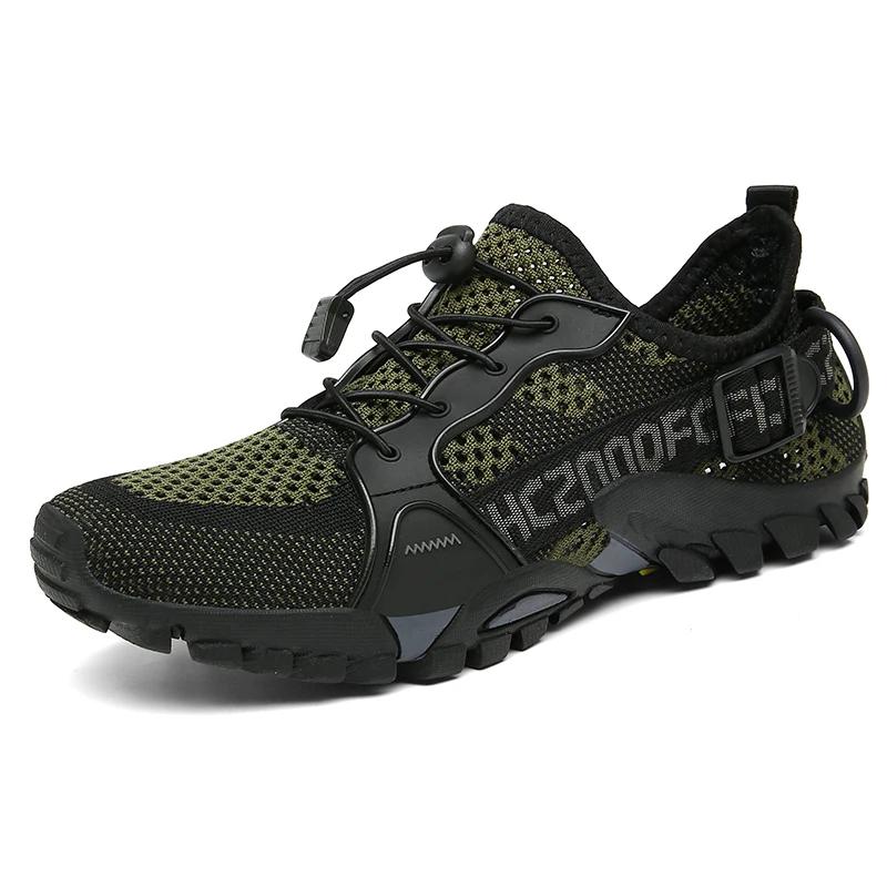 Fashion Men's Shoes 2024 New Breathable Mesh Outdoor Non-slip Light Walking Casual Trekking Sneakers Beach Wading Shoes Unisex Women