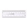 Transparent Nail Measurement Ruler with Zircon Drill Size Guide