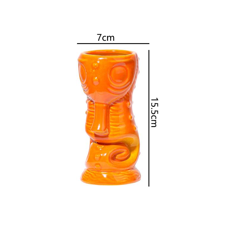 Bar Hawaiian Cocktail Beer Cups Home Decor Decorative Vase Funny Ceramic TiKi Cup Personalized Drinkware Water Mug Featured Gift