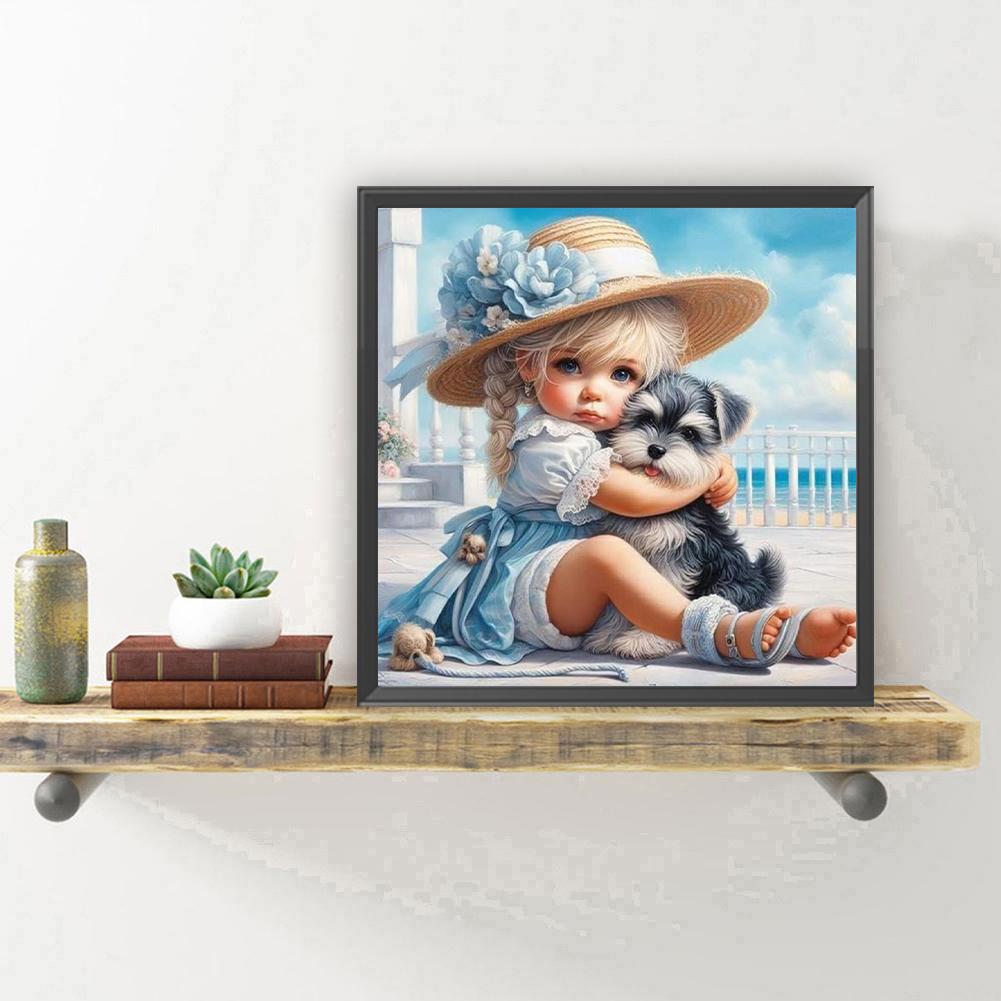 5D DIY Full Round Drill Diamond Painting Kid Kit Home Decor Art Craft AU