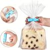 10/20/50pcs Food Sealing Clips, Snack Bag Clips, Moisture-proof Fresh-keeping Clips, Plastic Bag Sealing Clips Kitchen Storage Tool