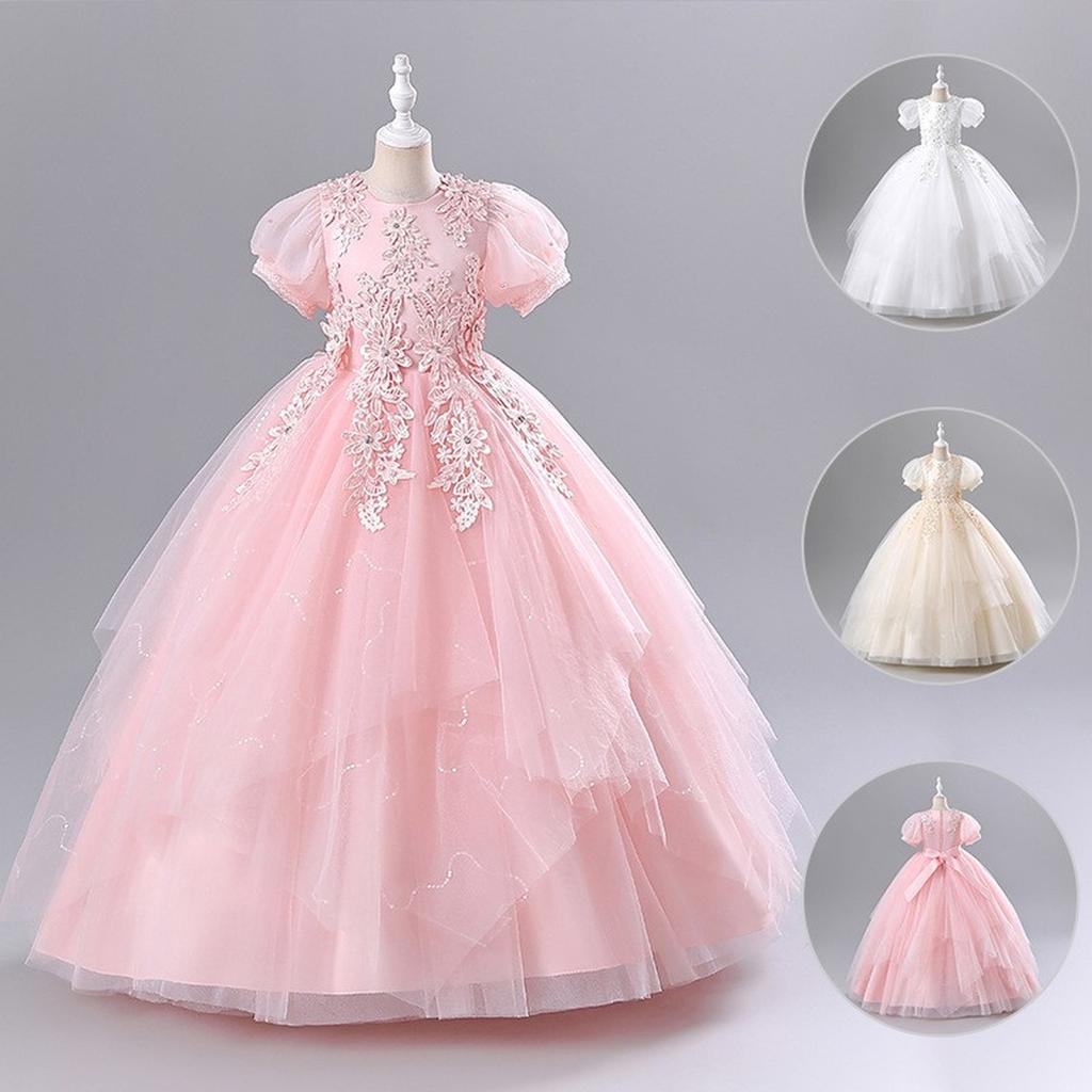 Girls Princess Gown Performance