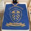 1pz Coperta in Flanella con Fantasia Leeds United Adatta a Tutte le Stagioni per Arredamento Casa Calore e Comfort Regali Regalo Festivo