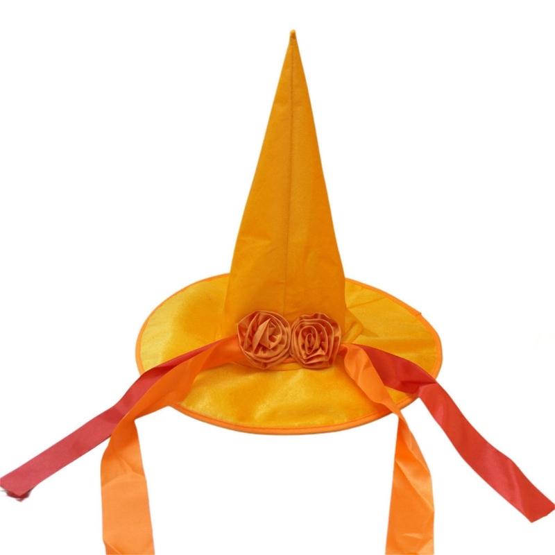 Lightweight Pointed Witch Hat With Stylish Design Halloween Costumes Accessories Comfortable Clothing Accessory