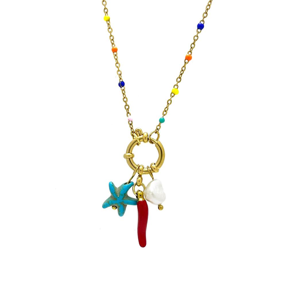18K Gold Stainless Steel Necklace - Versatile, Non-Fading, Light Luxury for Women