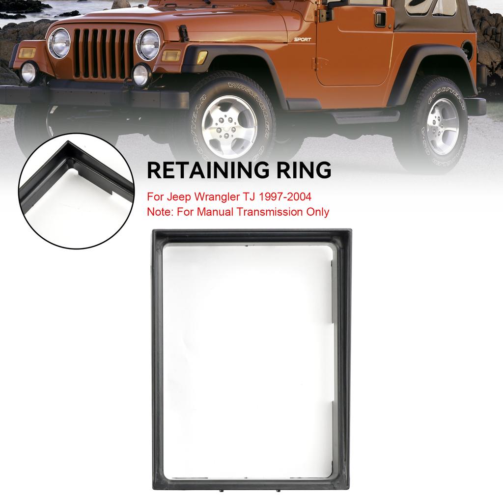Schalthebelmanschette Blende Schaltgetriebe Passend für Jeep Wrangler TJ 1997-2004