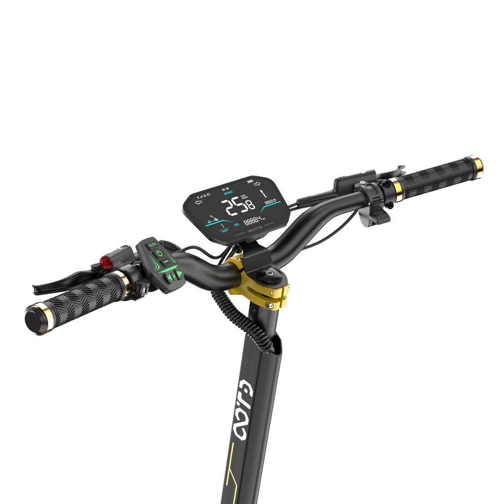 OOTD S30- 2400W Dual Motor Electric Scooter 52V 23.4Ah Battery 60KM Range Foldable E-Scooter with GPS Tracking