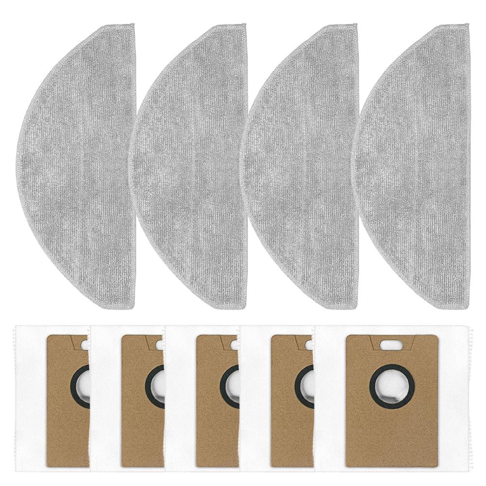 9-piece Vacuum, Mop, And Dust Bag Set For The For Narwals For Freos S Robot Vacuum Cleaner. Strong Seal Captures Dust.