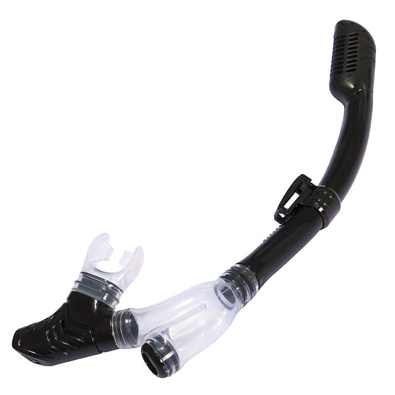 Water and Gas Separation Full Dry Breathing Tube/silicone Tee Snorkeling Tube