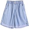 Summer Comfortable Plus Size Denim Shorts with  Lightweight Design for Women