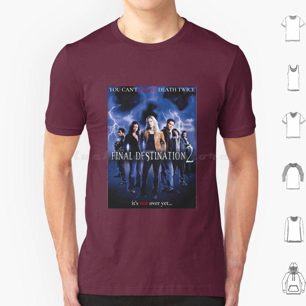 T-shirt Final Destination 2 Uomo Donna Bambini 6xl Film Final Destination Cinema Horror Suspense Final Destination 2 Avventura Paura