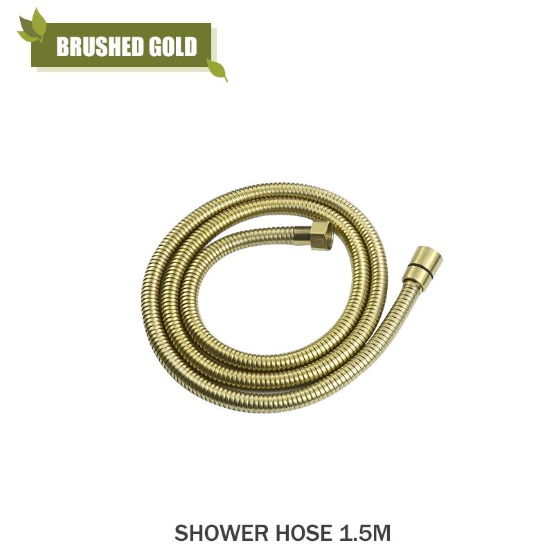 ABS Hand Shower Brushed Gold Chrome White Black 7 Modes Hand Held Shower Wall Mounted Adjustable Holder Hand Hold Shower Head
