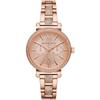 Sofie Crystal Rose Gold-Tone Stainless Steel Ladies Watch MK4354