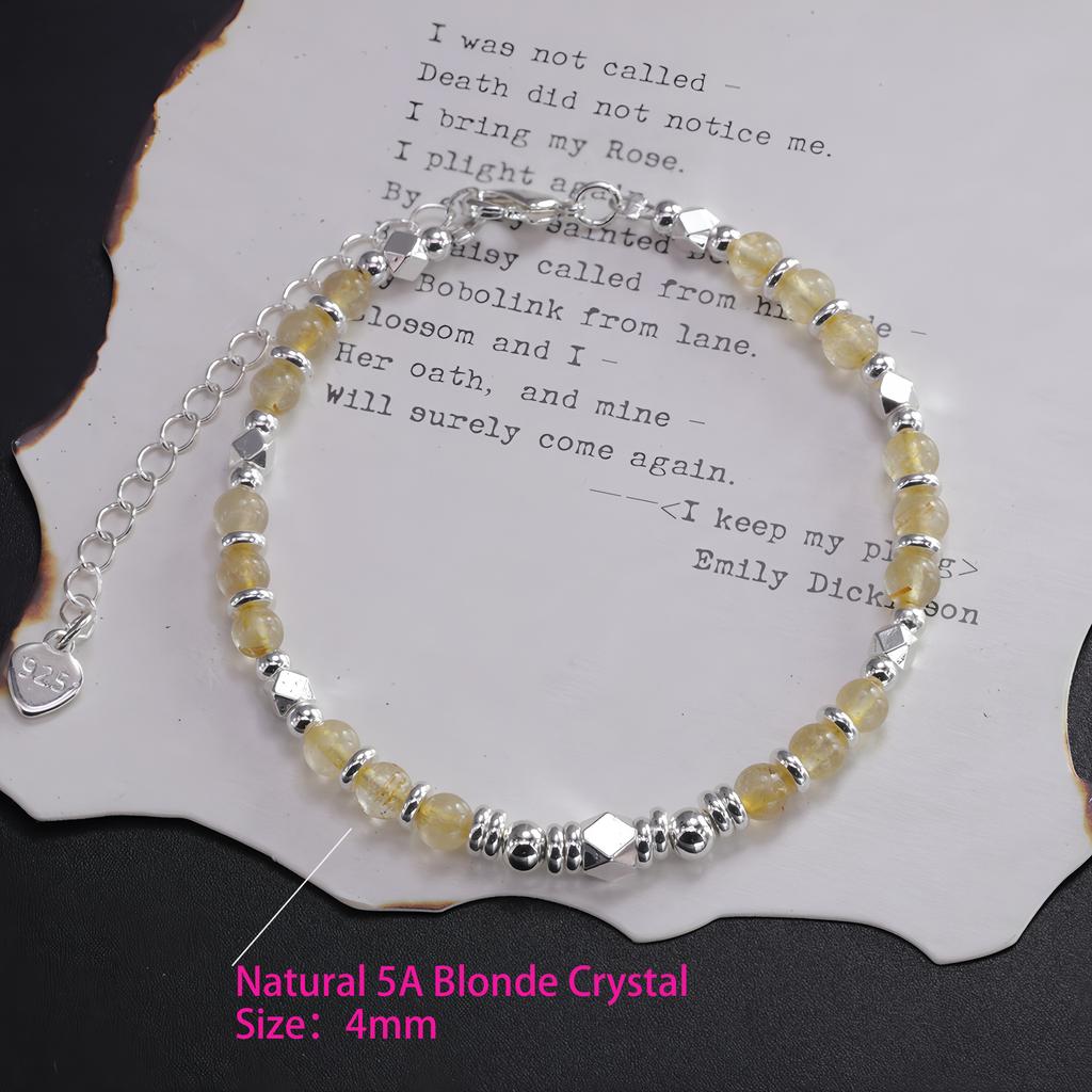 Beautiful Beads Original Polyhedral Beaded Bracelet Handmade Gift for Yourself Good Mood Bracelet