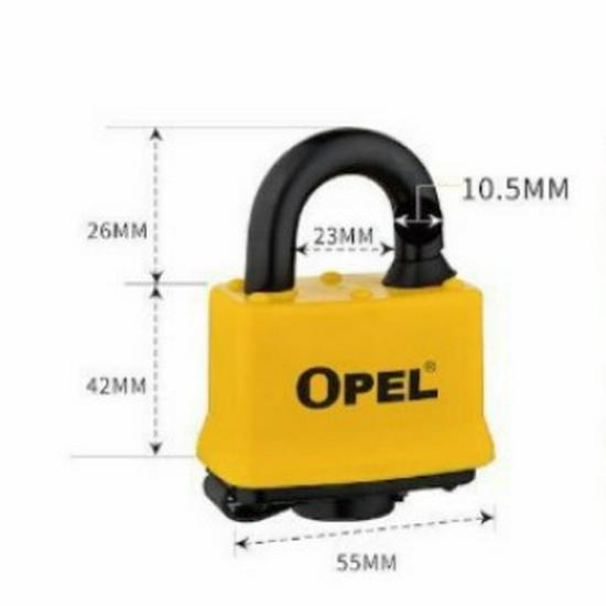 Univerzální vodotěsný protizlodějský visací zámek - Nerezový, odolný proti vypáčení, pro domácnost a bránu