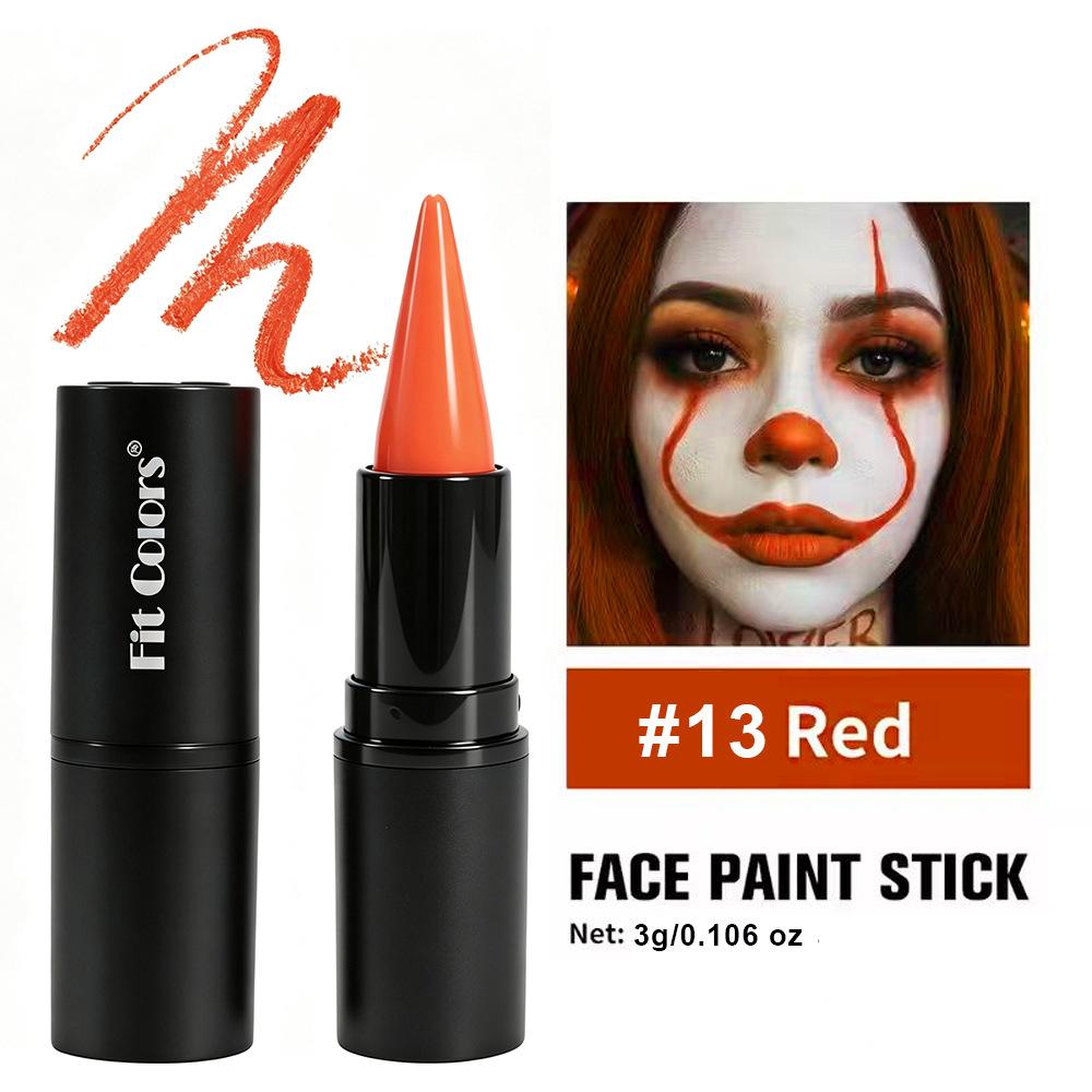 Matte Punk Black Lipstick Waterproof Long Lasting Lip Gloss Face Body Painting Gothic Dark Makeup Party Halloween Cosplay Makeup