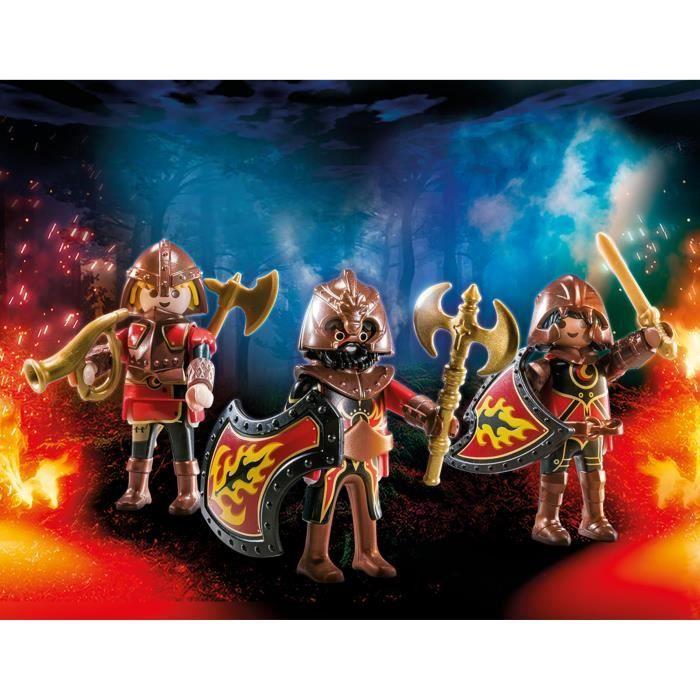 PLAYMOBIL - 70672 - 3 combattants Burnham Raiders