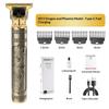 Hair Clipper Digital Display Electric Hair Clipper Professional Carving Oil Head Push Multifunctional Electric Clipper Rechargeable