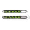 Luminous Hidden Car Number Plate Ornament for Parking