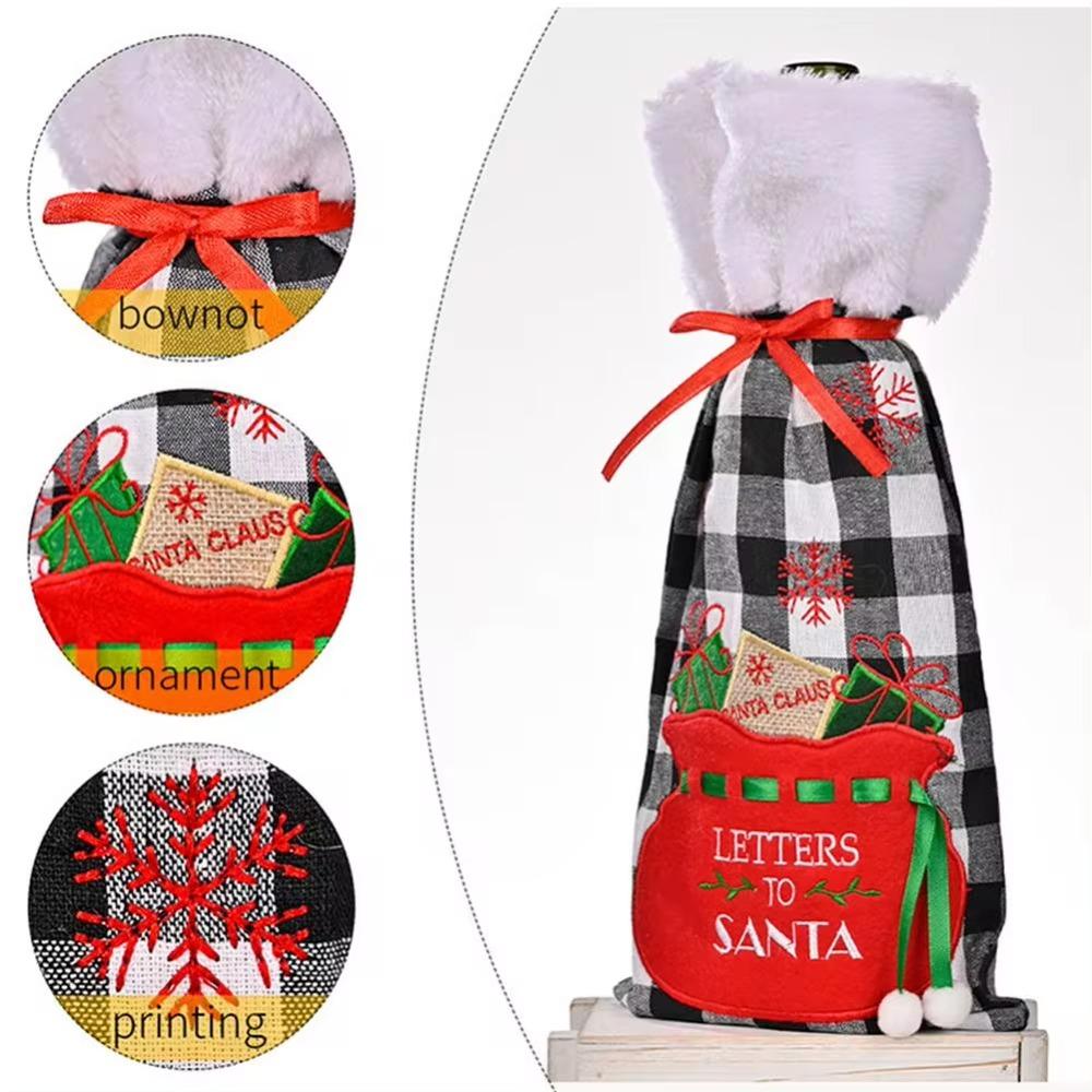 with Embroidered Wine Bottle Set Exquisite Wine Bottle Bag  Holiday