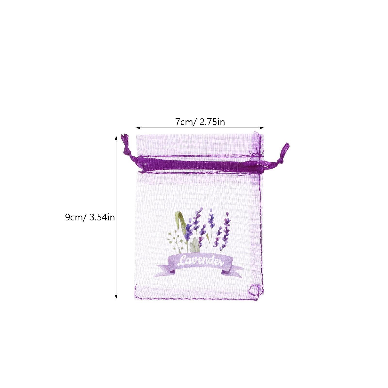 20pcs Lavender Sachet Bags Lavender Pouches Lavender Bag Wardrobe Sachet Bags Empty Lavender Sachets Pouch Empty Sachet Bag