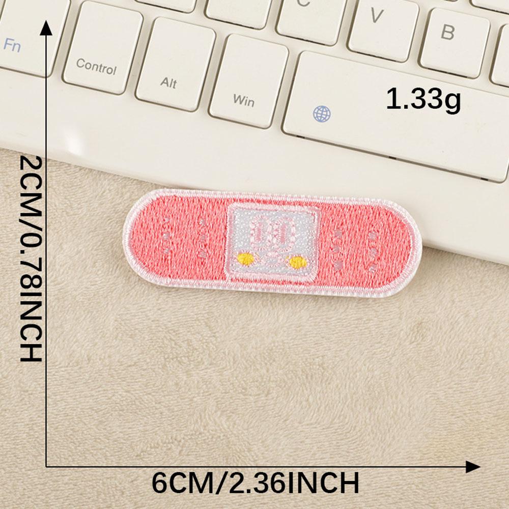 Letter Flower Self-adhesive Embroidery Badge Patches for DIY T-shirt Jeans Backpack Clothing Appliques Decor Sticker