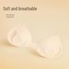 4cm Latex Breast Pads U-Shaped Underwear Vest with Sponge Inserts - Breathable Women's Bra
