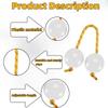 Rhythm Sand Ball Musical Instrument Accompaniment Tool Handheld Sand Egg Percussion Toy for Kids Adults Early Education Music