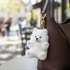 PP Cotton Samoyed Plush Ornaments Lifelike Samoyed Plush Toy  Backpack Decoration
