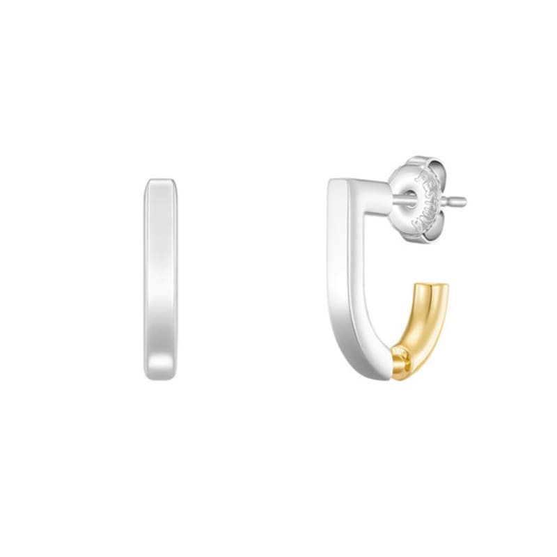 J.ESTINA UNIS Two-Tone Earrings (JJUNE04BS500SC000)