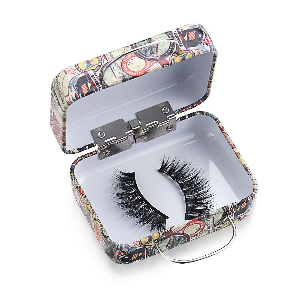 Beauty High Quality Makeup Tool False Eyelashes Box Suitcase Mink Lash Tray Eyelash Package