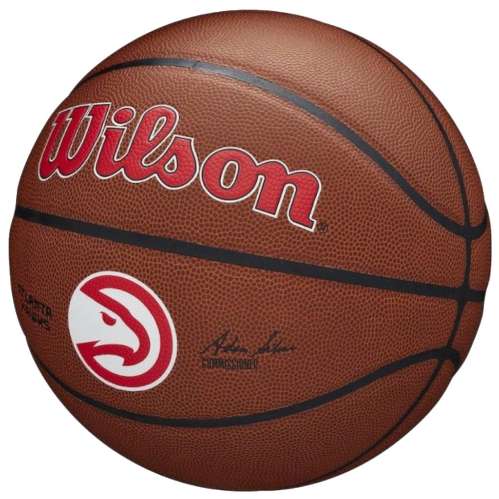 Wilson Team Alliance Atlanta Hawks Ball, Unisex, brauner Basketball