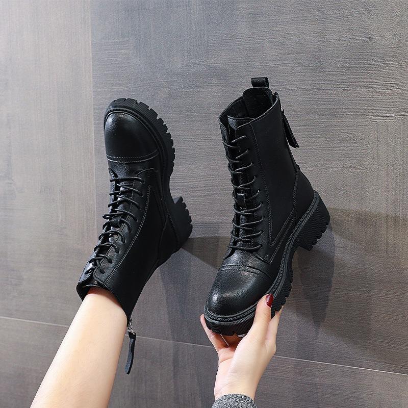 Platform Martin boots women's shoes new boots short boots tide spring and autumn single boots locomotive boots