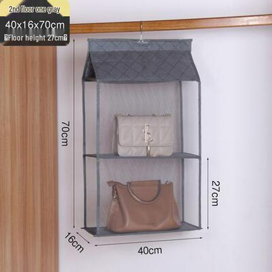 Wiszący materiałowy organizer do szafy - Pyłoszczelny wieszak do przechowywania