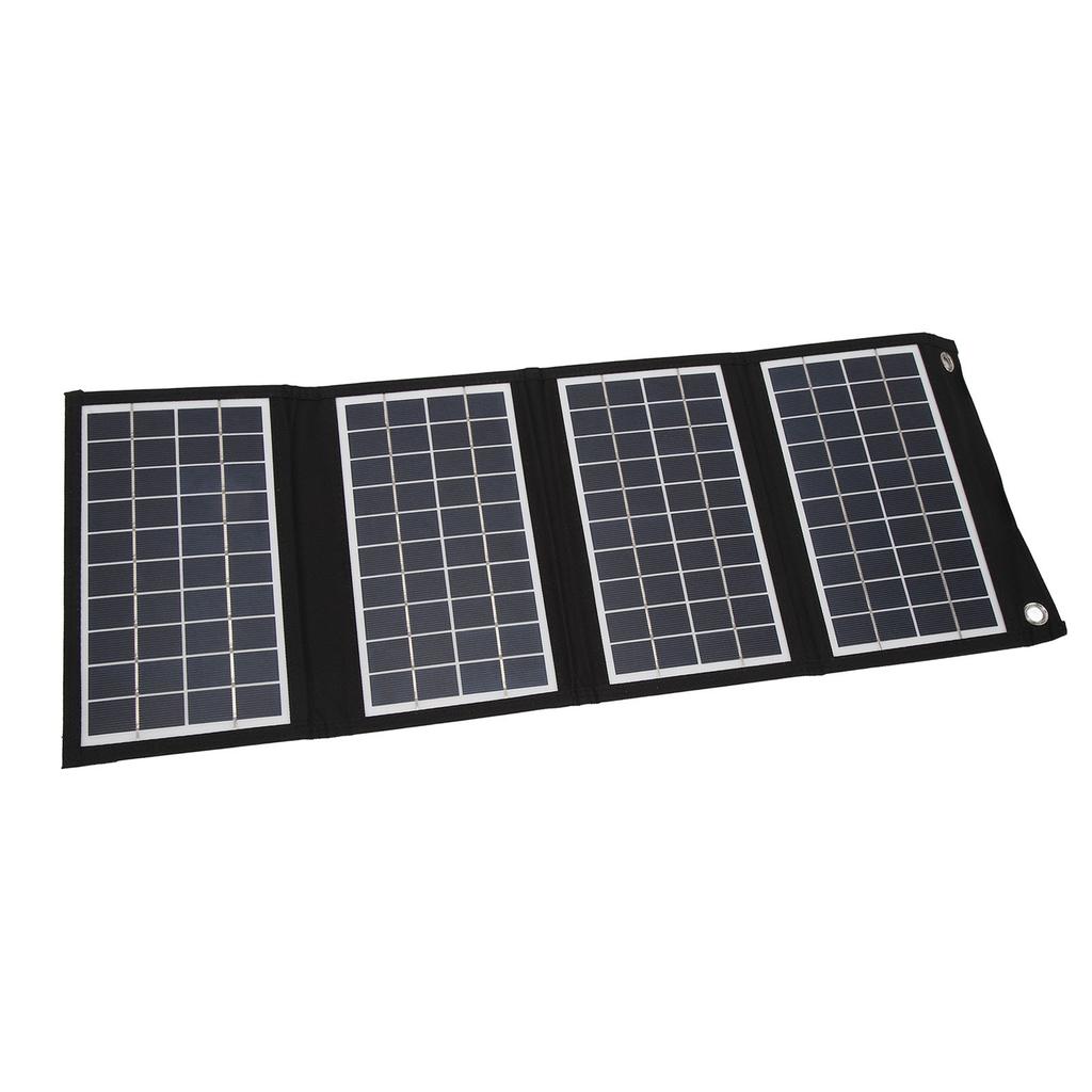 Solar Folding Bag 30W 5V Portable Solar Panel Charger with Dual USB Output for Mobile Phone Travel