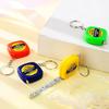 1pcs Mini Portable Sewing Tailor Fabric Ruler Retractable Soft Ruler with Keychain Measurer
