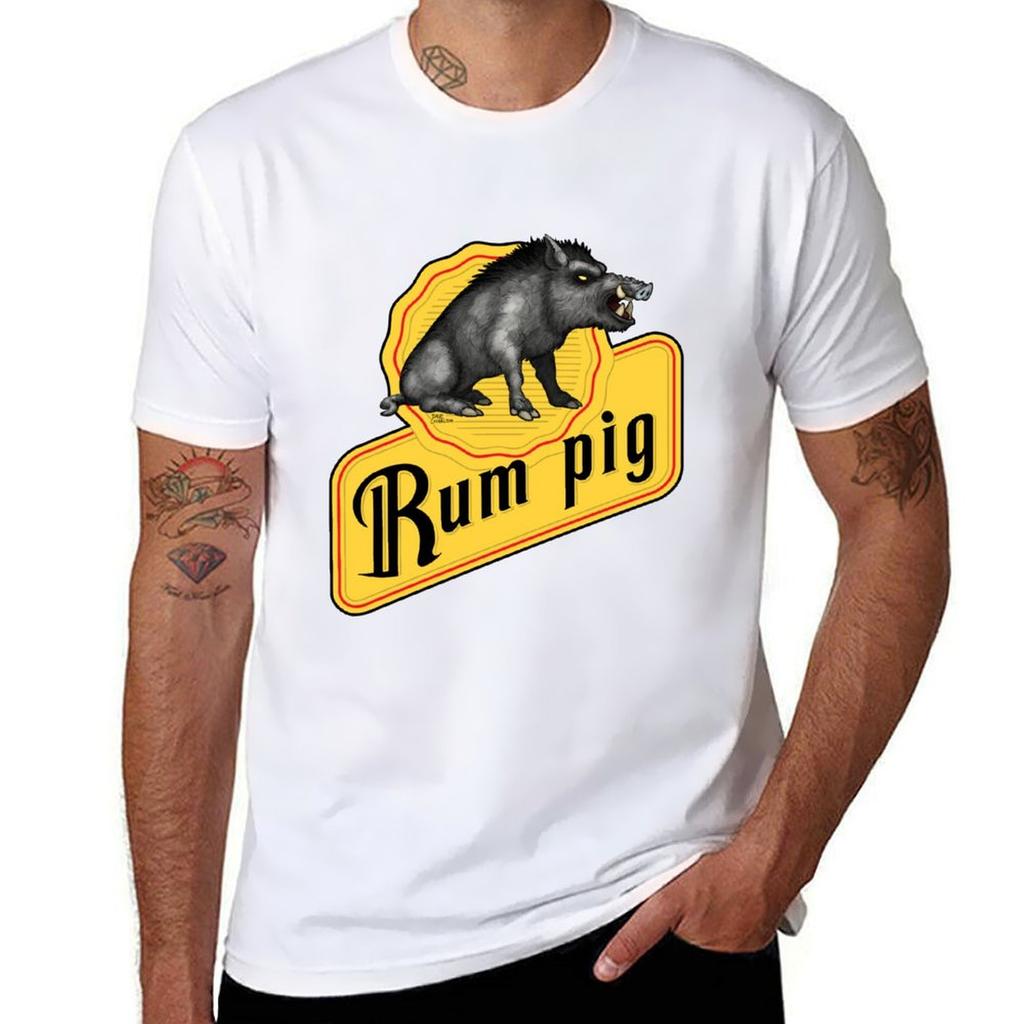 Rum Pig Tshirt Soft Casual Short Sleeve Cotton Tee