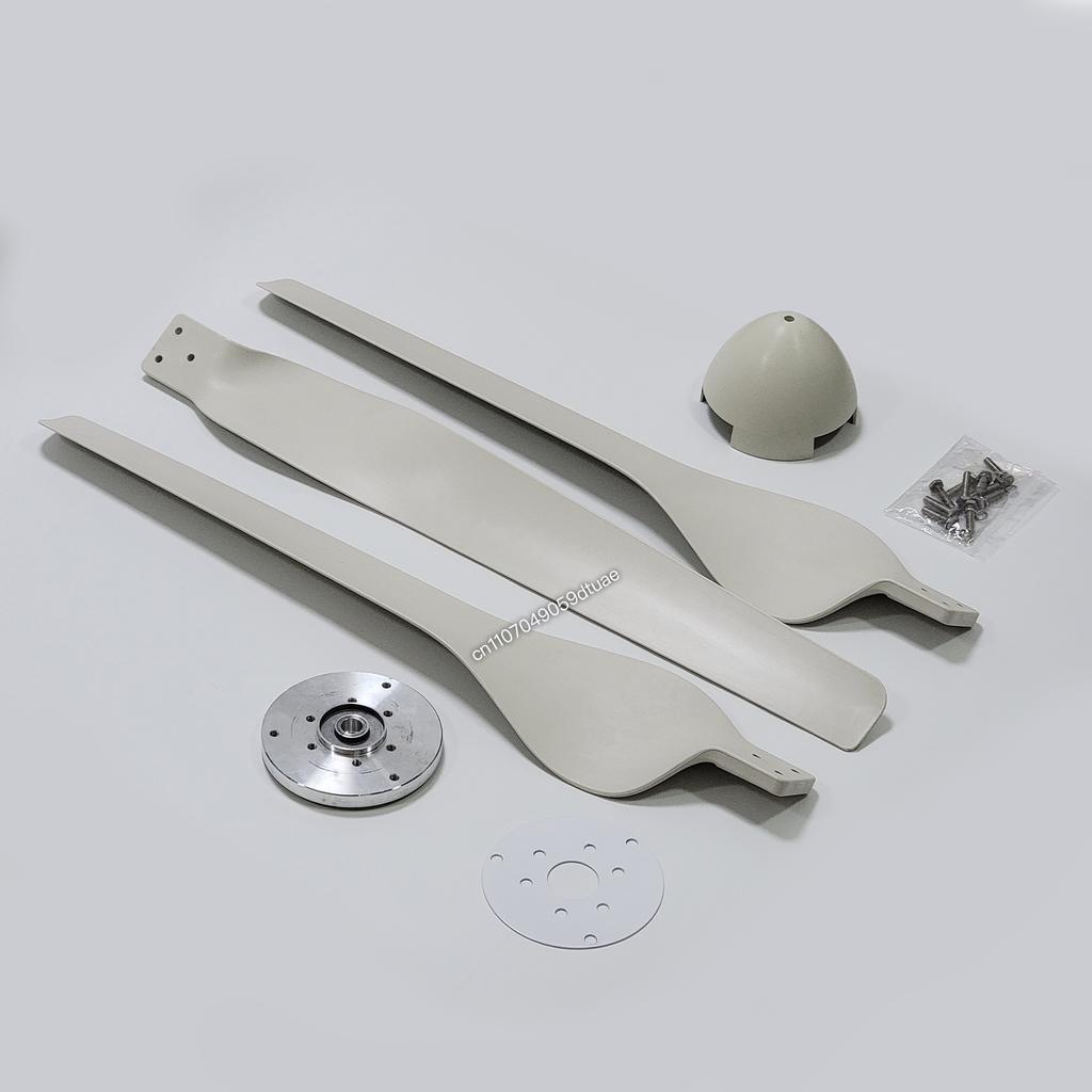 Home Use High Strength Carbon Fibers White Nylon Fiber Wind Turbine Blade Optional Hub Kit for Diy Wind Generator Free Power