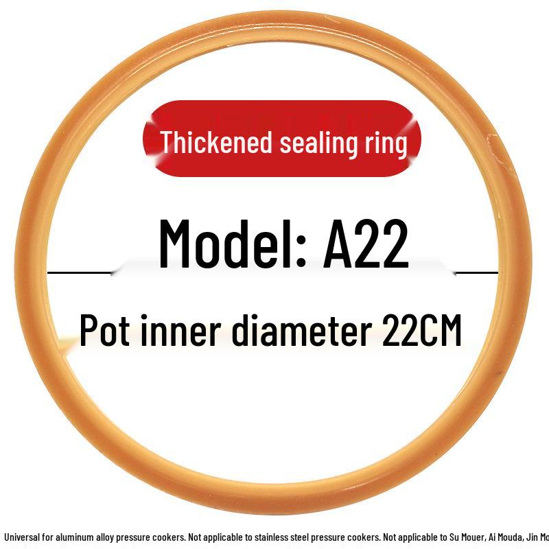 Universal Silicone Gasket Ring for Vintage Pressure Cookers: Fits 18/20/24cm Models
